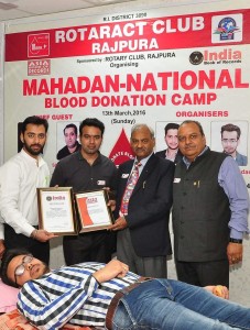 MOST BLOOD DONATION CAMPS IN A WEEK