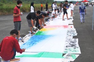 longest graffiti painting