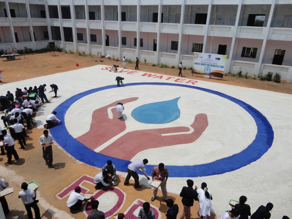 LARGEST SALT MOSAIC (TEAM)