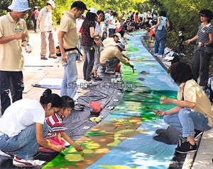 LONGEST PAINTING BY NUMBERS