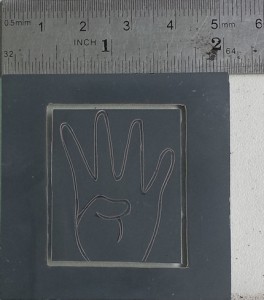 THE SMALLEST MIRROR CARVING ART WORK