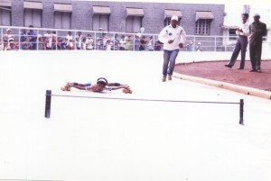 YOUNGEST TO PASS UNDER THE BAR IN LIMBO SKATING