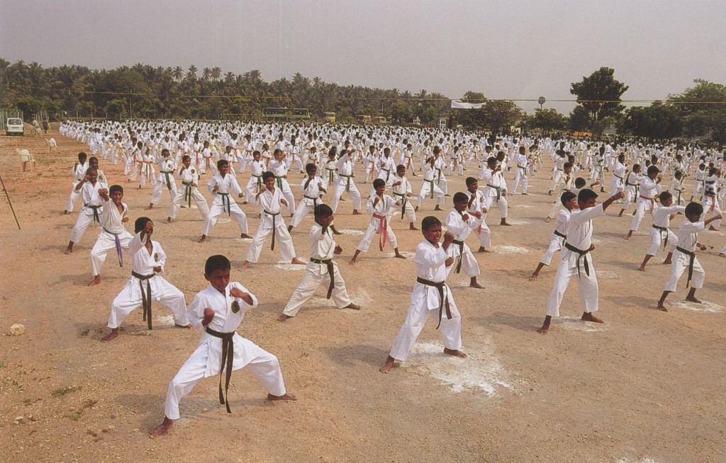 MOST PEOPLE DEMONSTRATED KARATE KATAS