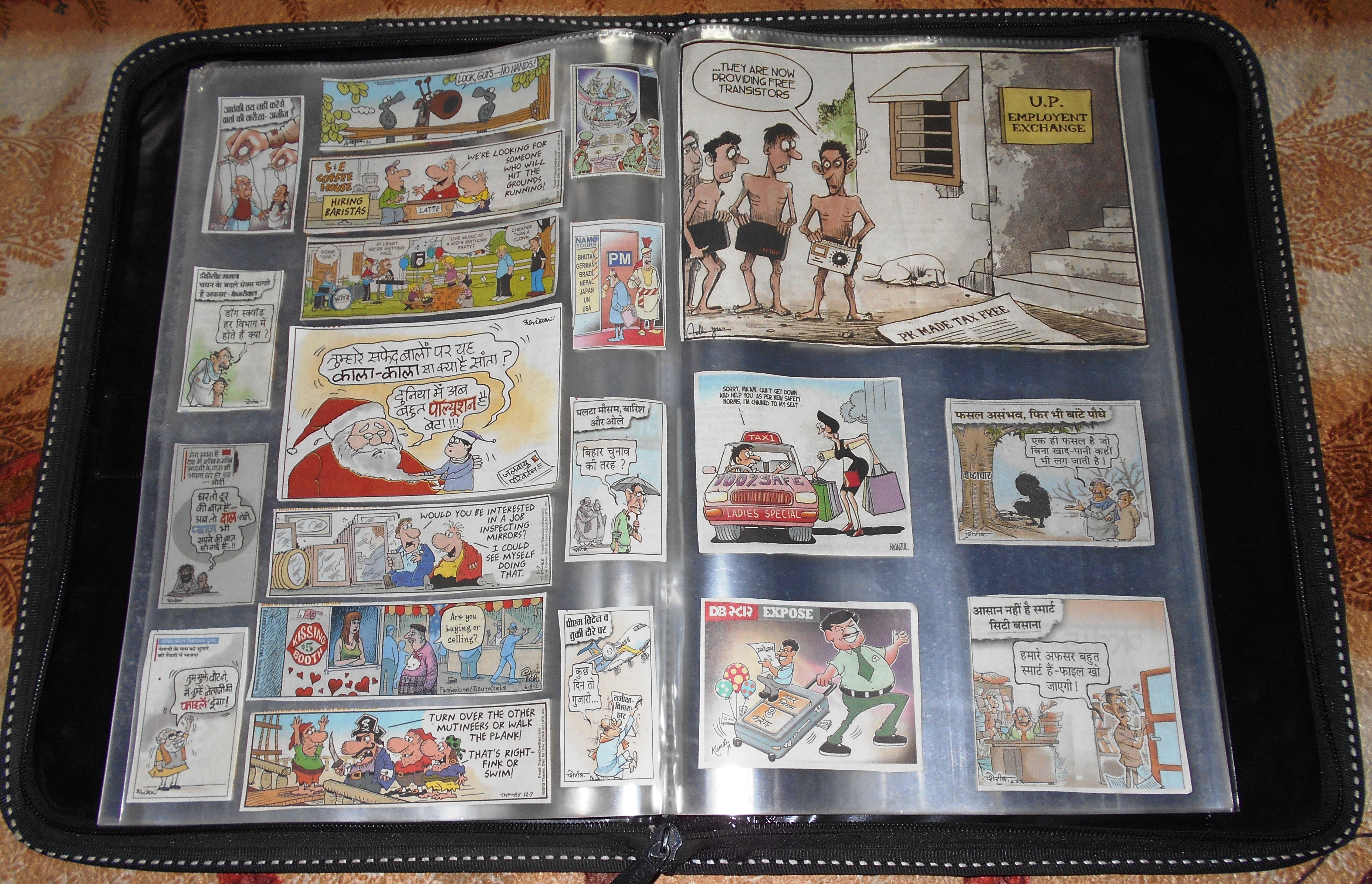 LARGEST COLLECTION OF NEWSPAPER CARTOON CLIPS