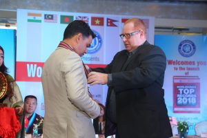 Major Abhayjit Mehlawat - felicitated with Golden Disk Award at Worldkings Awards 2018