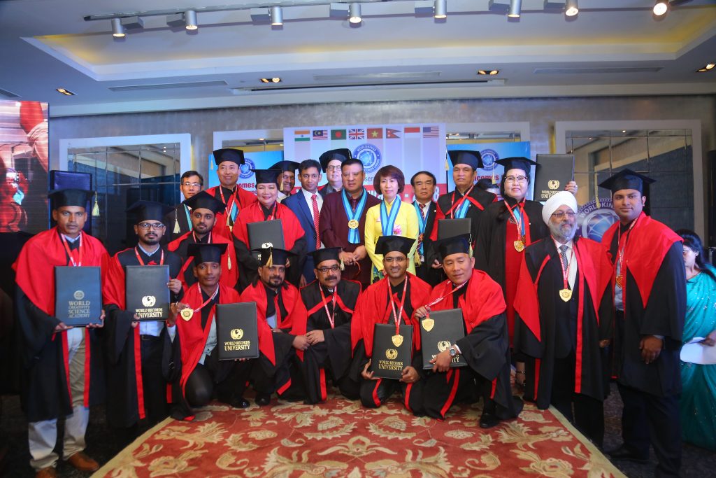 People conferred with Doctorate degree of the World Records University