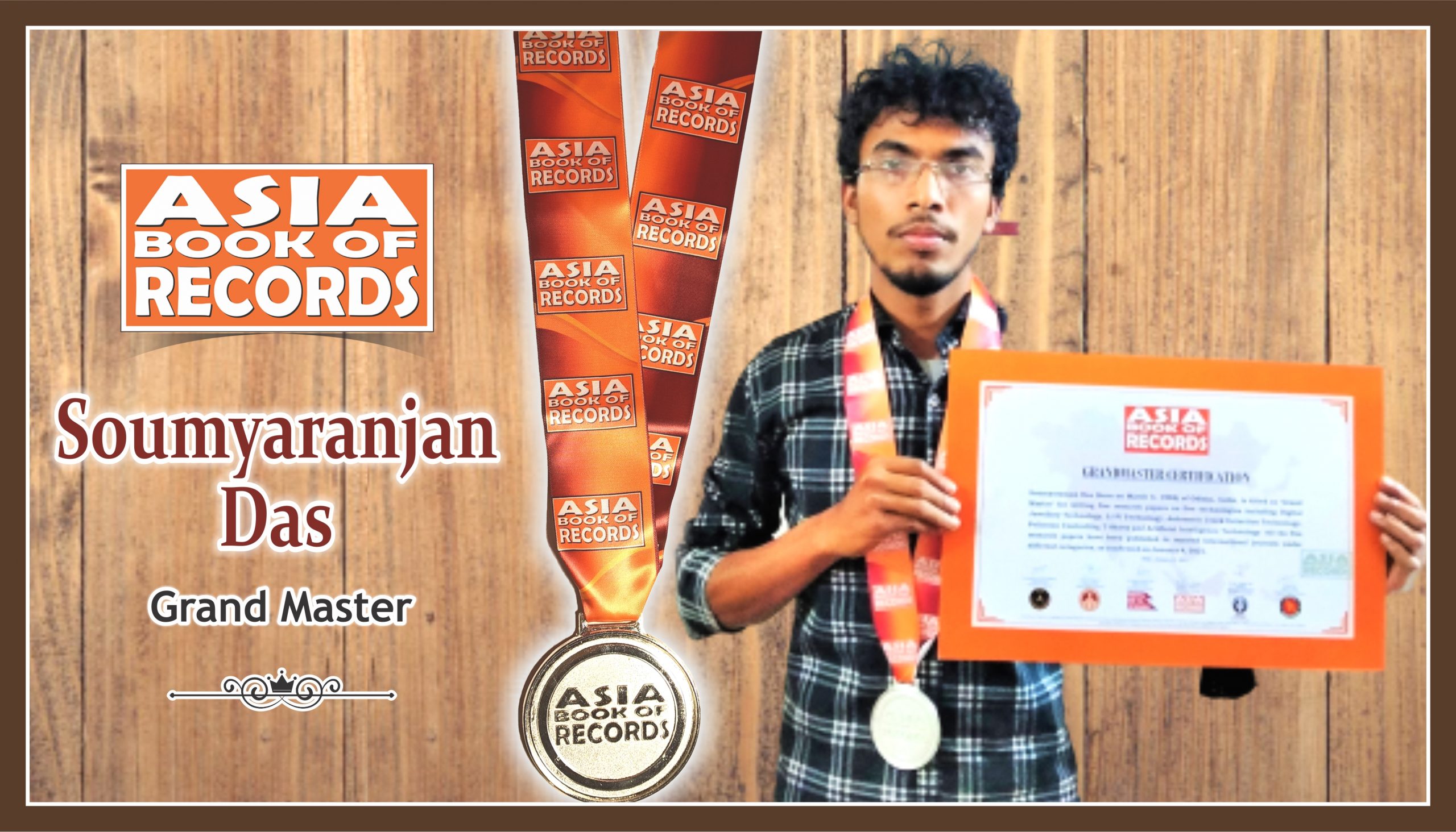 ITI BERHAMPUR on X: Asia Book of Records Grandmaster Certification..   / X