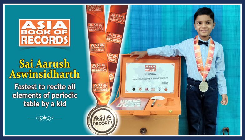 Fastest To Recite All Elements Of Periodic Table By A Kid Asia Book