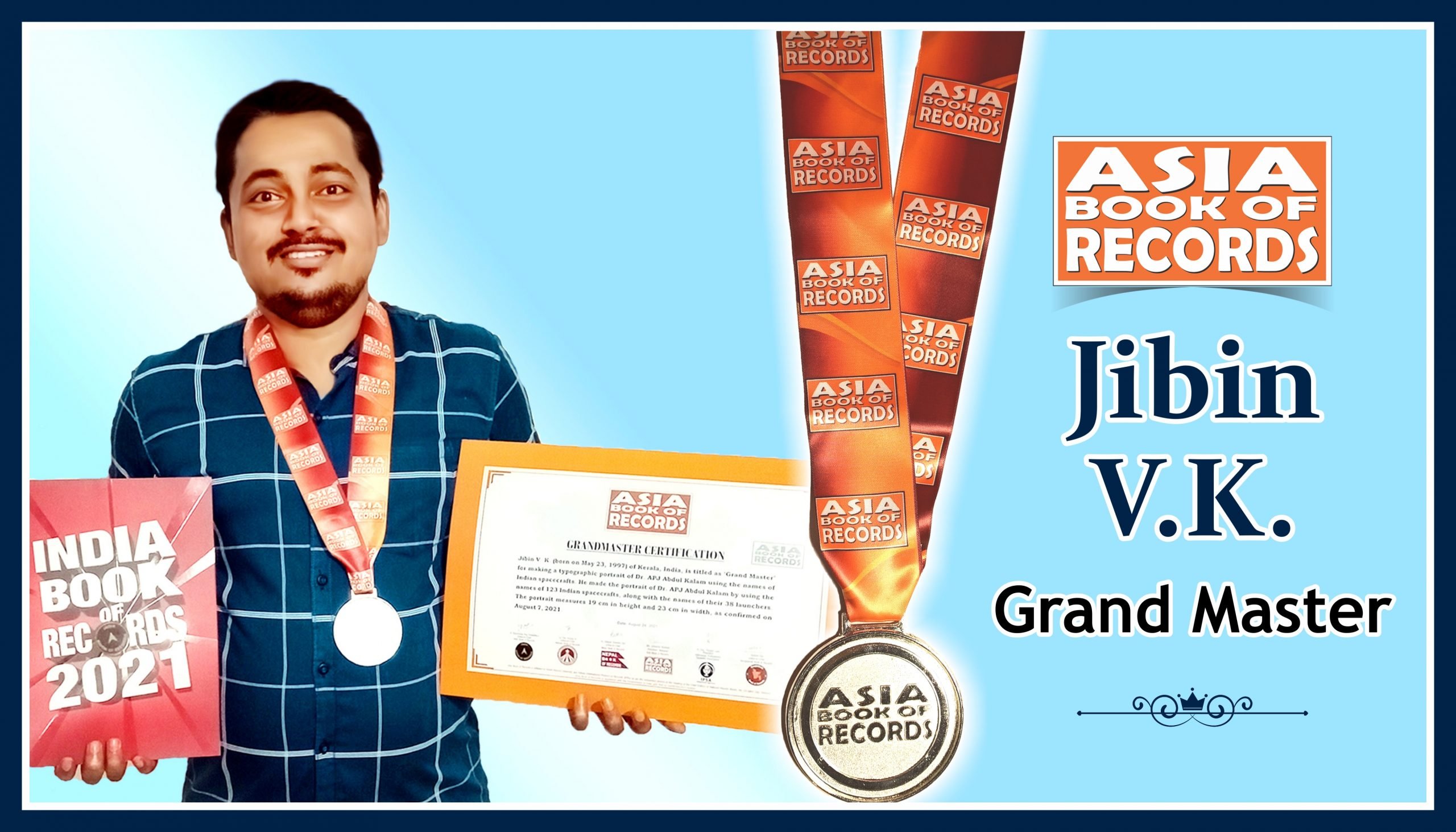 We are pleased to inform that one our stalwart Jijith KP has achieved Grand  Master tittle in Asia book of records for drawing maximum…