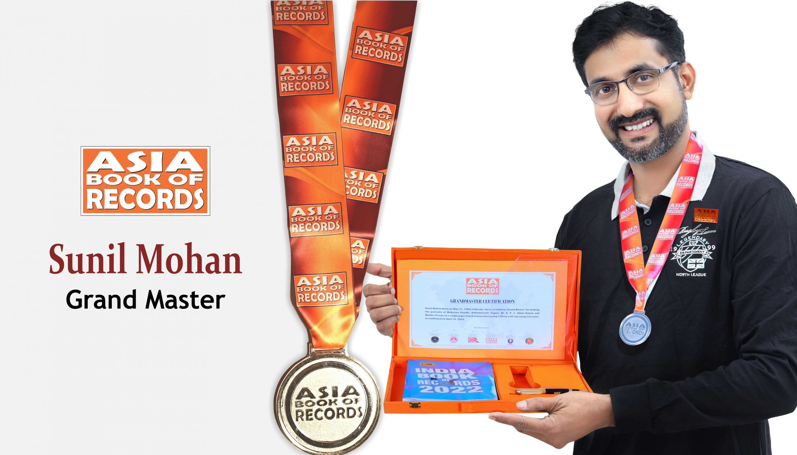 GRAND MASTER – JAYAKRISHNAN H - Asia Book of Records