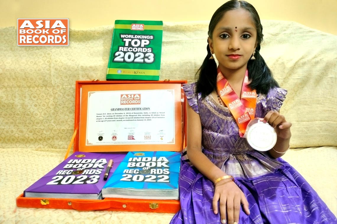 GRAND MASTER – JAYAKRISHNAN H - Asia Book of Records