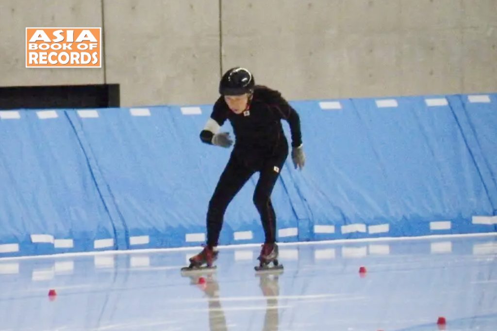 Oldest competitive speed skater of the world Asia Book of Records