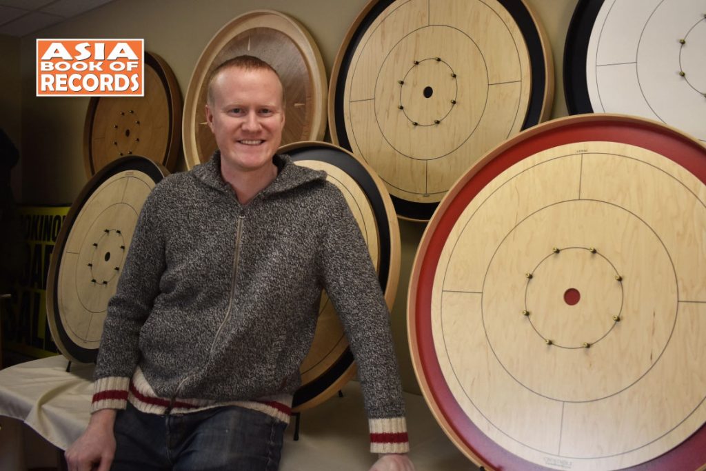 Largest crokinole board game in the world Asia Book of Records