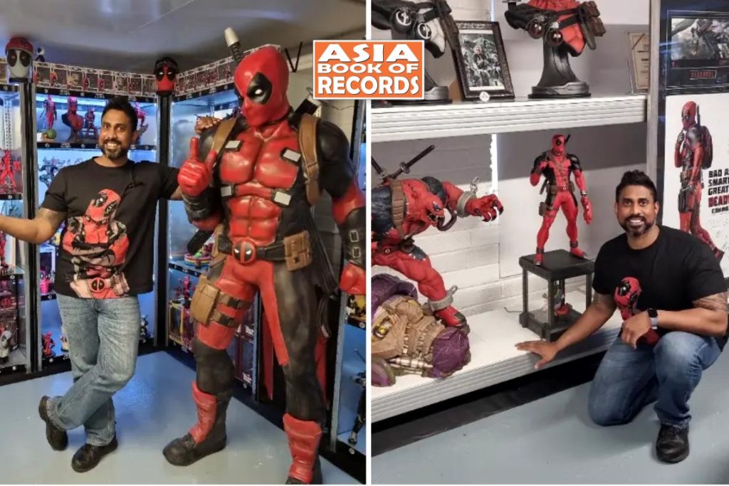Biggest collection of Deadpool memorabilia - Asia Book of Records