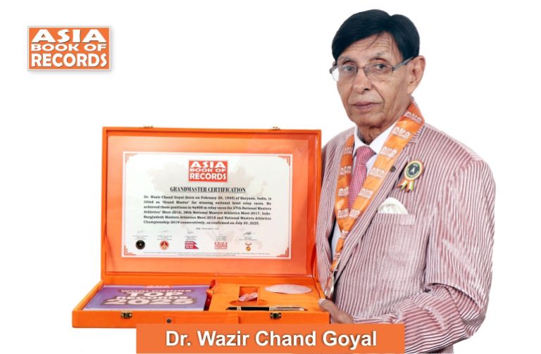 Grand Master – Dr. Wazir Chand Goyal
