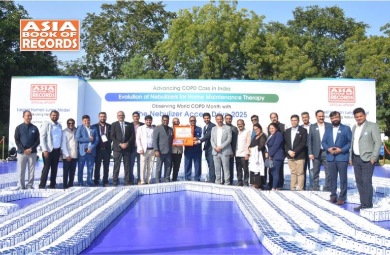 Largest Human Lung Model Made With Nebulisers During World COPD Month