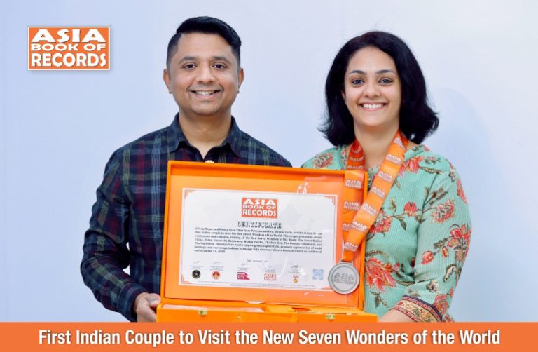 First Indian Couple to Visit the New Seven Wonders of the World