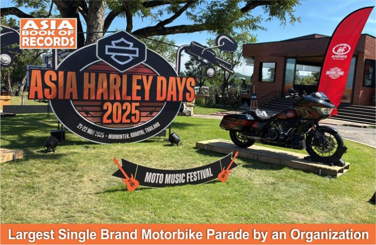 Largest Single Brand Motorbike Parade by an Organization