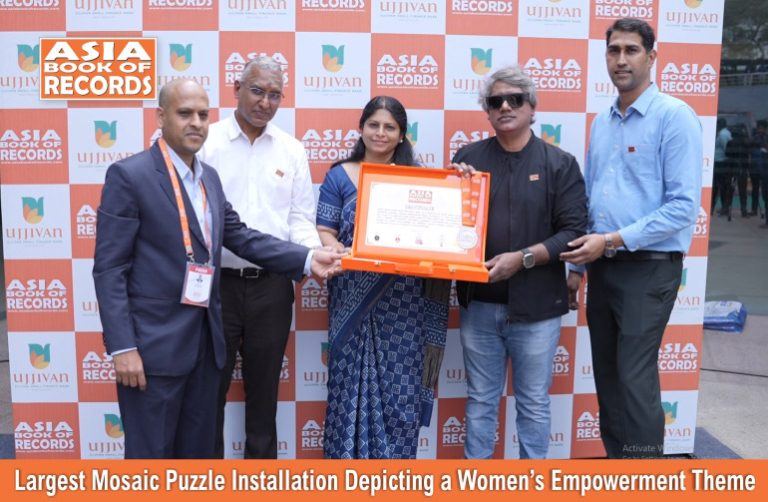 Largest Mosaic Puzzle Installation Depicting a Women’s Empowerment Theme