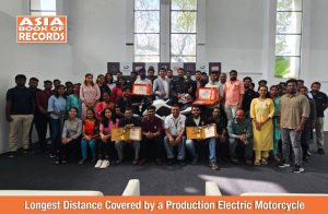 Longest Distance Covered by a Production Electric Motorcycle