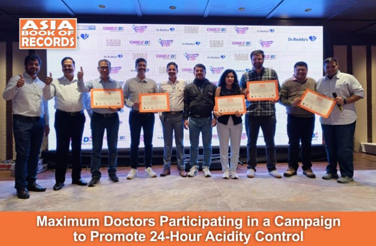 Maximum Doctors Participating in a Campaign to Promote 24-Hour Acidity Control
