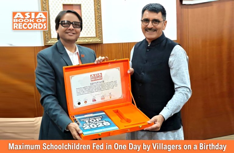 Maximum Schoolchildren Fed in One Day by Villagers on a Birthday