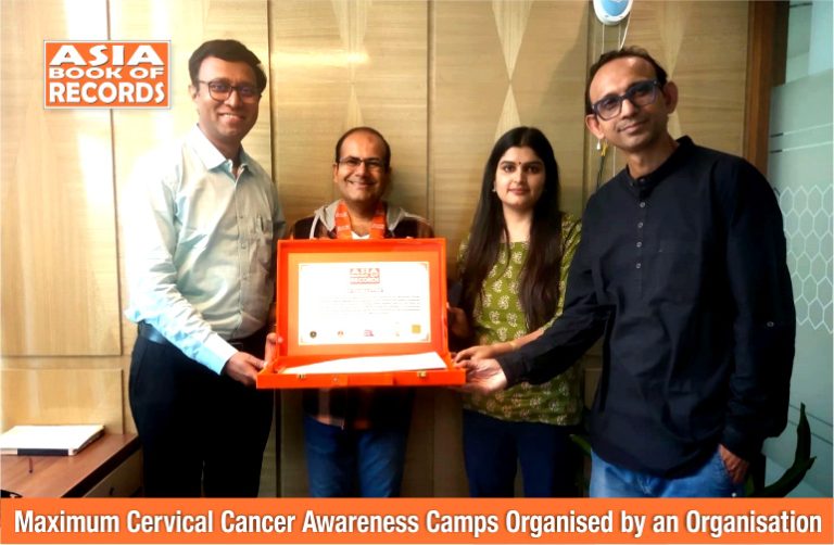 Maximum Cervical Cancer Awareness Camps Organized by an Organization