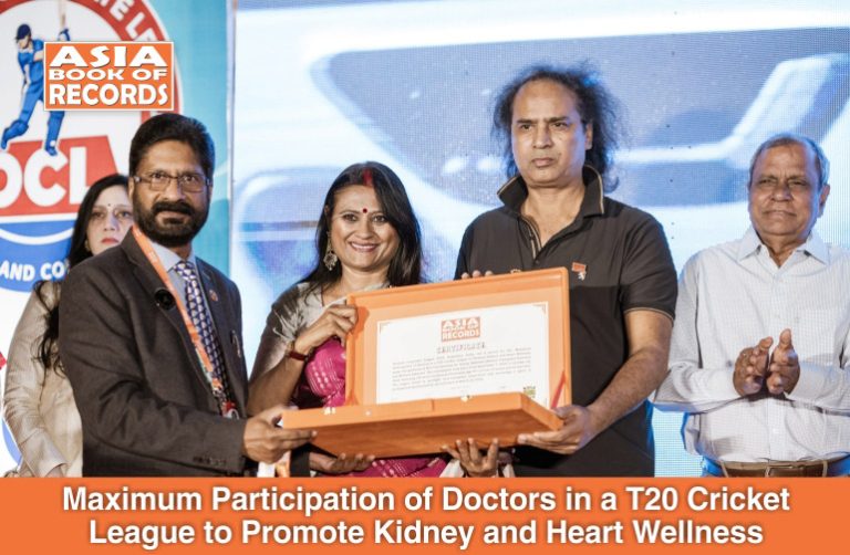 Maximum Participation of Doctors in a T20 Cricket League to Promote Kidney and Heart Wellness Maximum Participation of Doctors in a T20 Cricket League to Promote Kidney and Heart Wellness