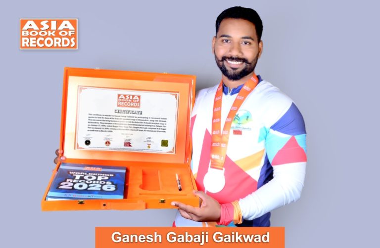 Image of Ganesh Gabaji Gaikwad, Fastest quartet to trek five forts of the Sahyadri mountain range in Maharashtra