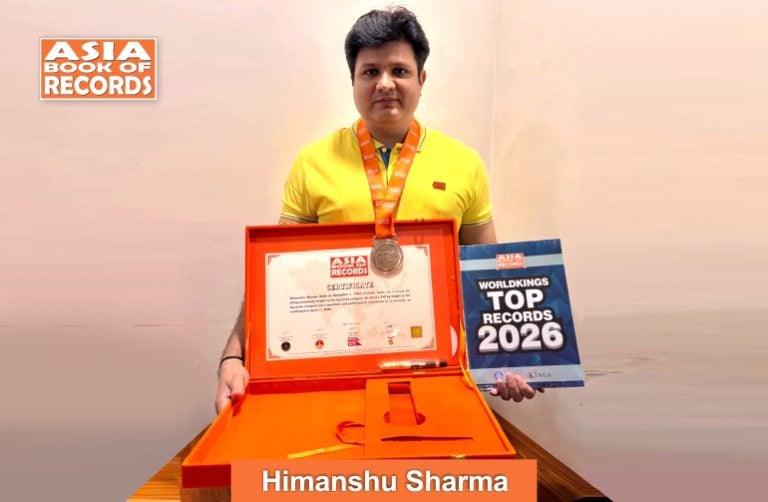 Image of Himanshu Sharma, Maximum weight lifted by an individual in the leg press category.