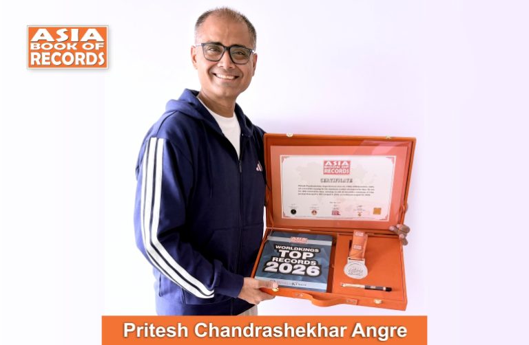 Image of Pritesh Chandrashekher Angre, Running for maximum consecutive days by an individual