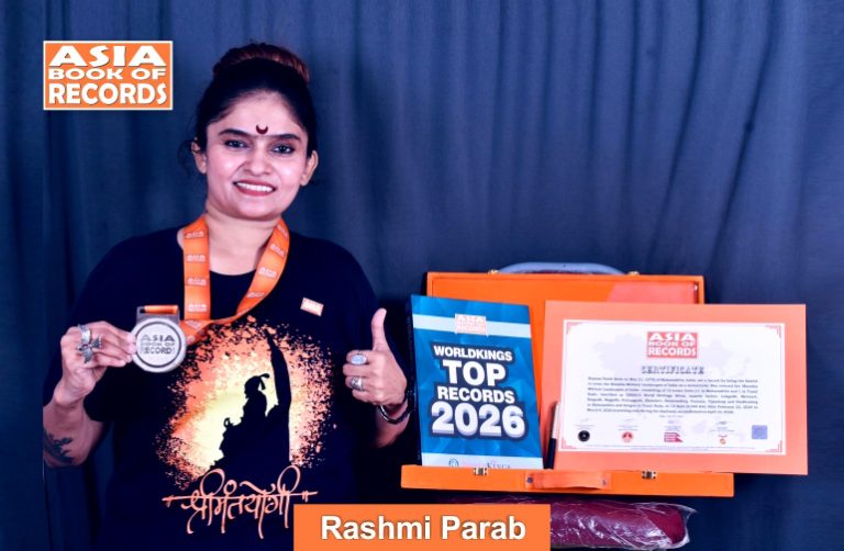 Fastest individual to cover the Maratha Military Landscapes of India on a motorcycle