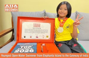 Youngest Open-Water Swimmer from Elephanta Island to the Gateway of India
