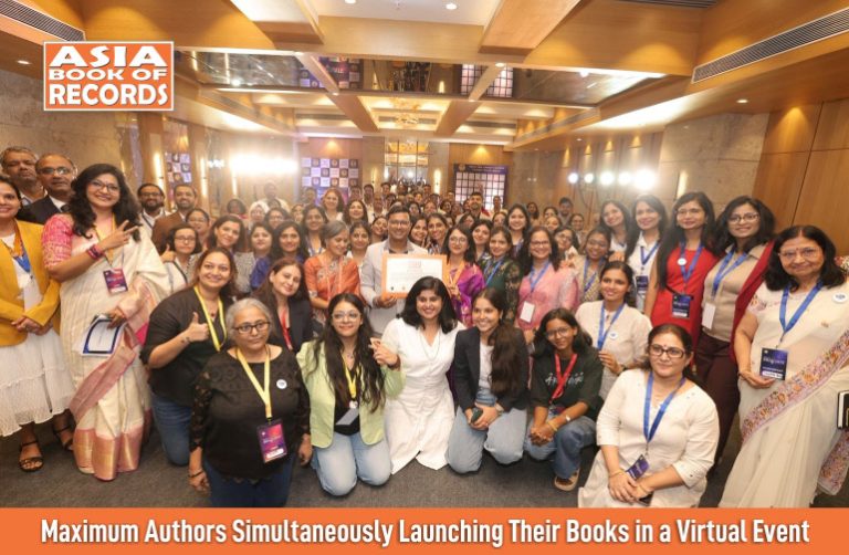 Maximum Authors Simultaneously Launching Their Books in a Virtual Event Maximum Authors Simultaneously Launching Their Books in a Virtual Event