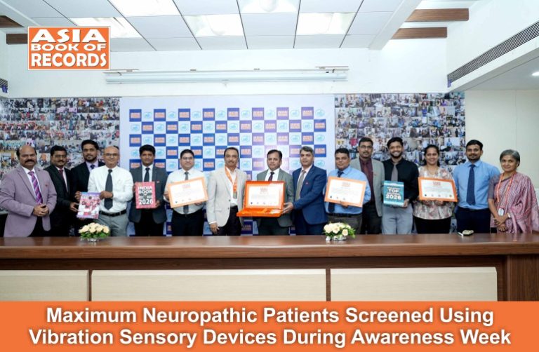 Maximum Neuropathic Patients Screened Using Vibration Sensory Devices During Awareness Week Maximum Neuropathic Patients Screened Using Vibration Sensory Devices During Awareness Week.