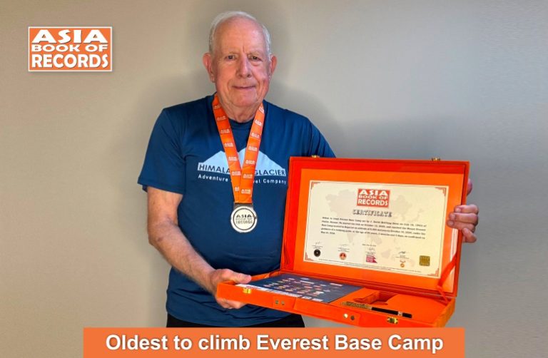 Oldest to climb Everest Base Camp Oldest to climb Everest Base Camp.