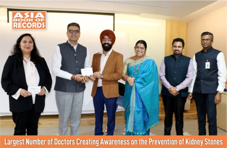 Largest Number of Doctors Creating Awareness on the Prevention of Kidney Stones Largest Number of Doctors Creating Awareness on the Prevention of Kidney Stones.