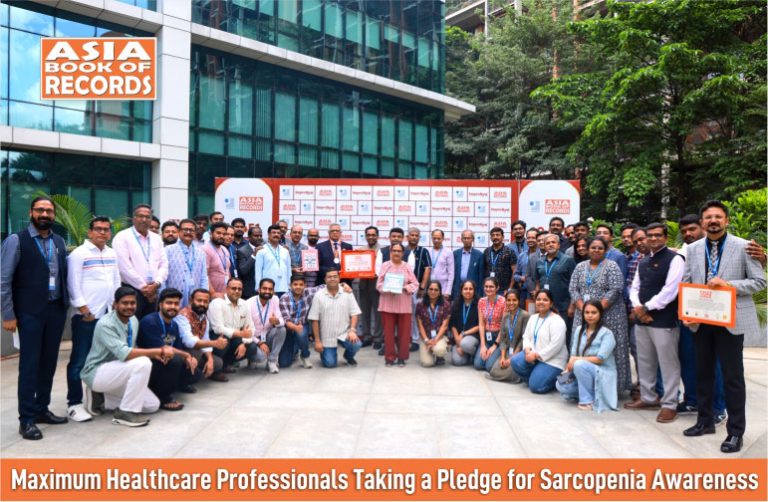 Maximum Healthcare Professionals Taking a Pledge for Sarcopenia Awareness Maximum Healthcare Professionals Taking a Pledge for Sarcopenia Awareness
