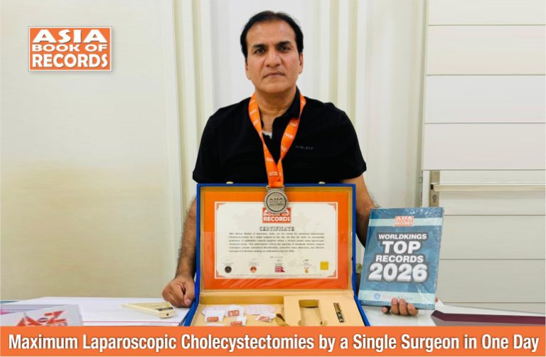 Maximum Laparoscopic Cholecystectomies by a single surgeon in one day Maximum Laparoscopic Cholecystectomies by a single surgeon in one day