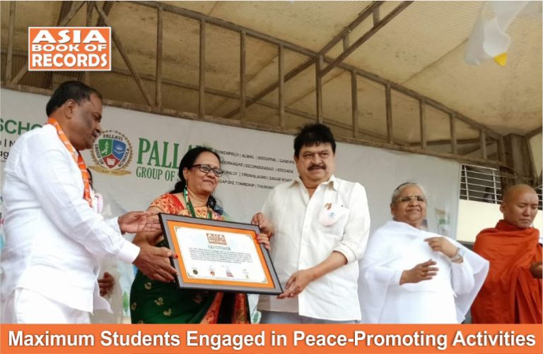 Maximum Students Engaged in Peace-Promoting Activities.