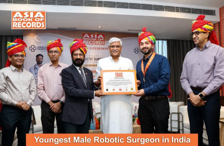 Youngest Male Robotic Surgeon in India Youngest Male Robotic Surgeon in India.