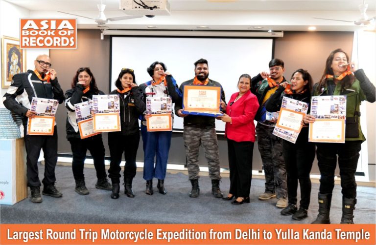 Largest Round Trip Motorcycle Expedition from Delhi to Yulla Kanda Temple Largest Round Trip Motorcycle Expedition from Delhi to Yulla Kanda Temple.