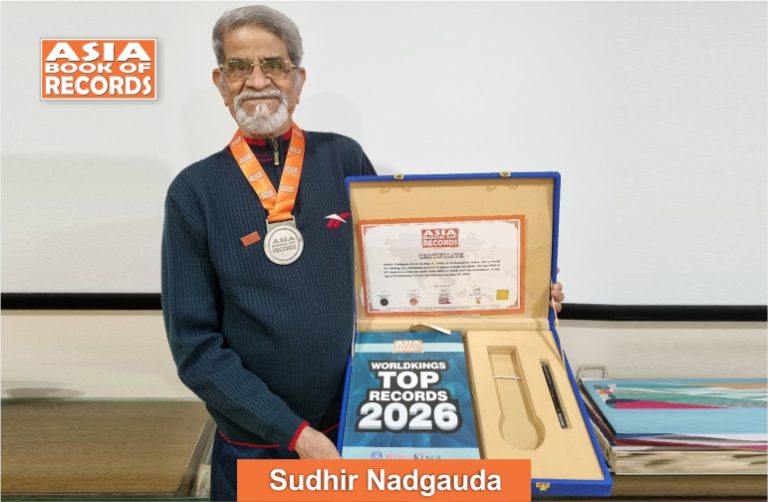 Image of Sudhir Nadgauda, Maximum places visited across the globe by an octogenarian.