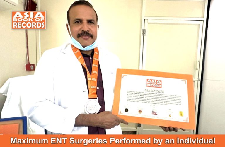 Maximum ENT Surgeries Performed by an Individual Maximum ENT Surgeries Performed by an Individual.