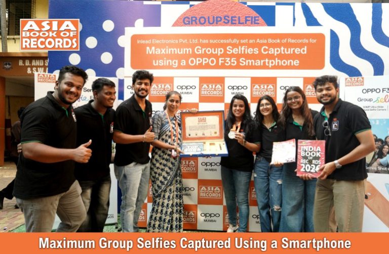 Maximum Group Selfies Captured Using a Smartphone.